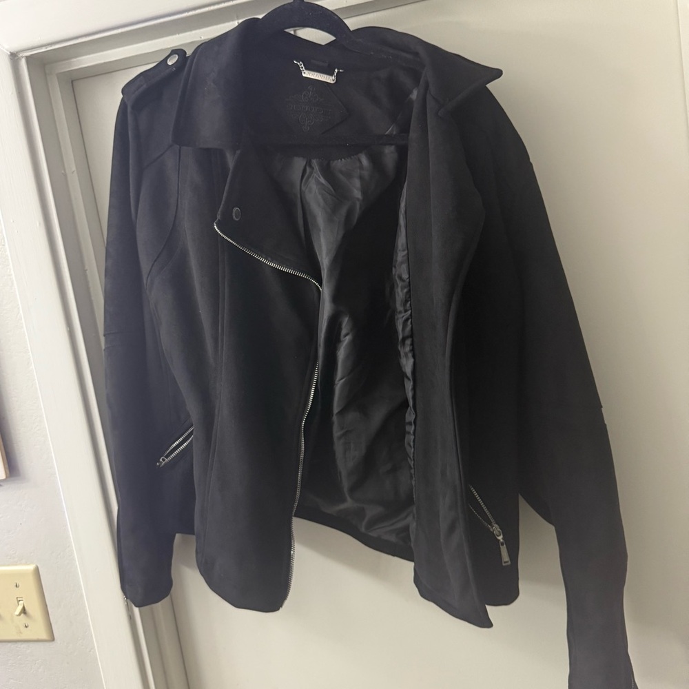 Jou Jou Black Embroidered Jacket